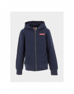 Sweat à capuche full zip bleu enfant - Levi's