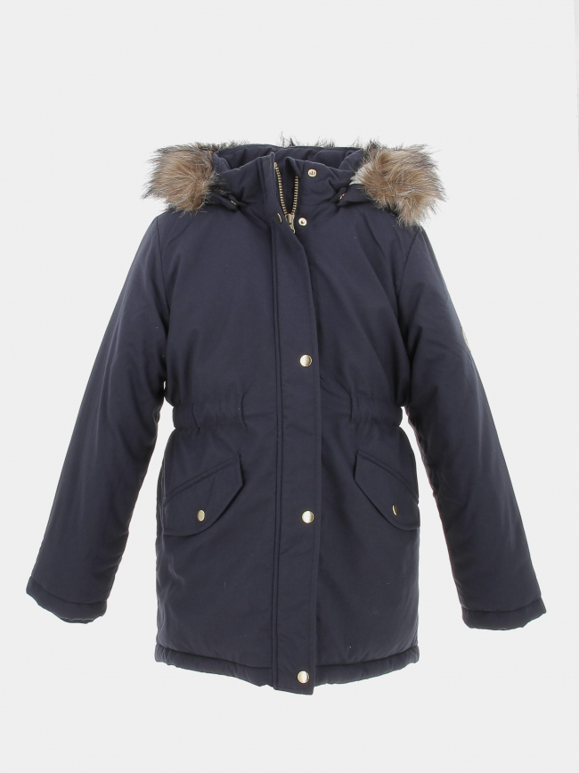 Blouson parka marlin bleu marine fille - Name It