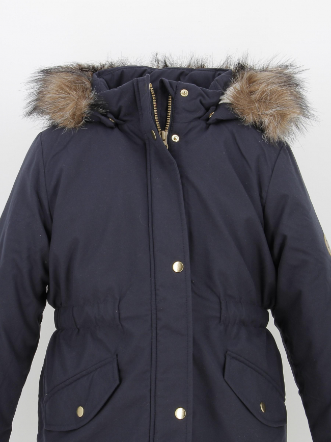 Blouson parka marlin bleu marine fille - Name It