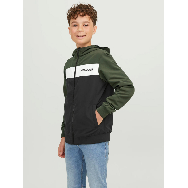 Veste légère rush blocking bomber noir garçon - Jack & Jones