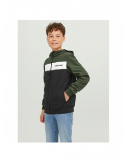 Veste légère rush blocking bomber noir garçon - Jack & Jones