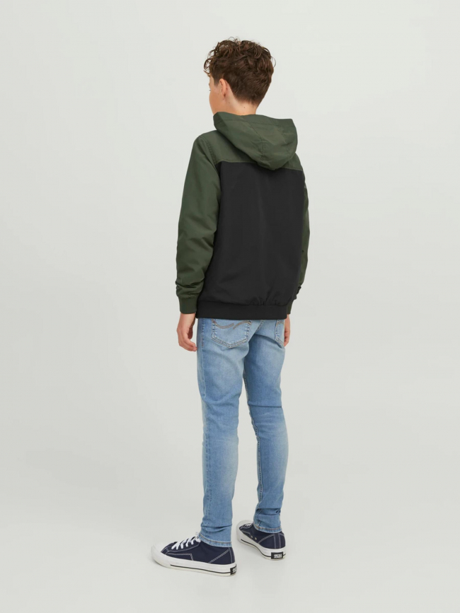 Veste légère rush blocking bomber noir garçon - Jack & Jones