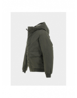 Doudoune champ bomber kaki garçon - Jack & Jones