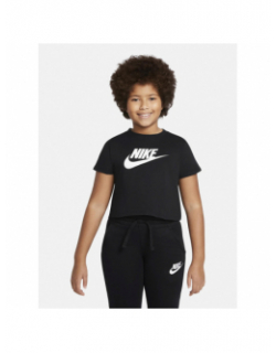 T-shirt nsw crop futura noir fille - Nike