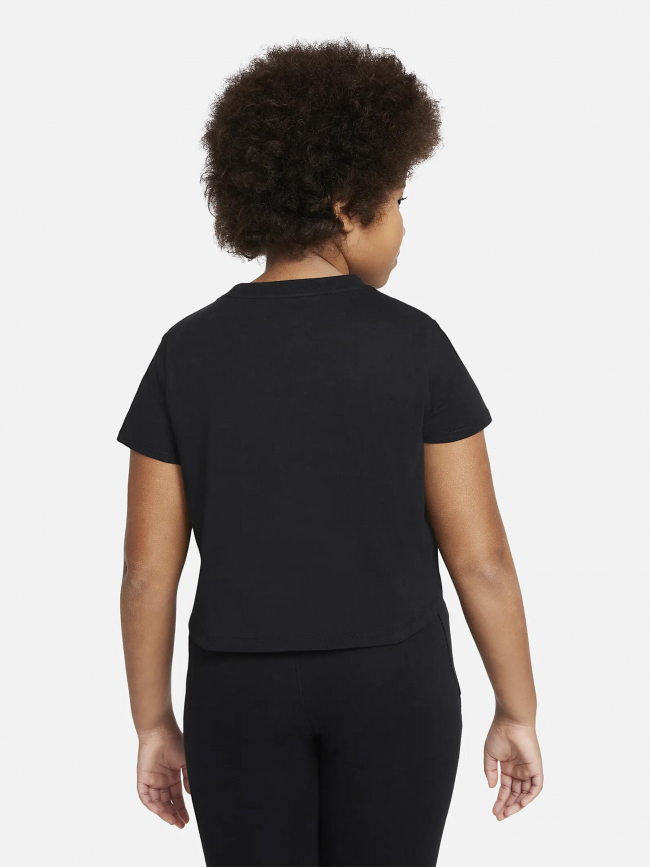 T-shirt nsw crop futura noir fille - Nike