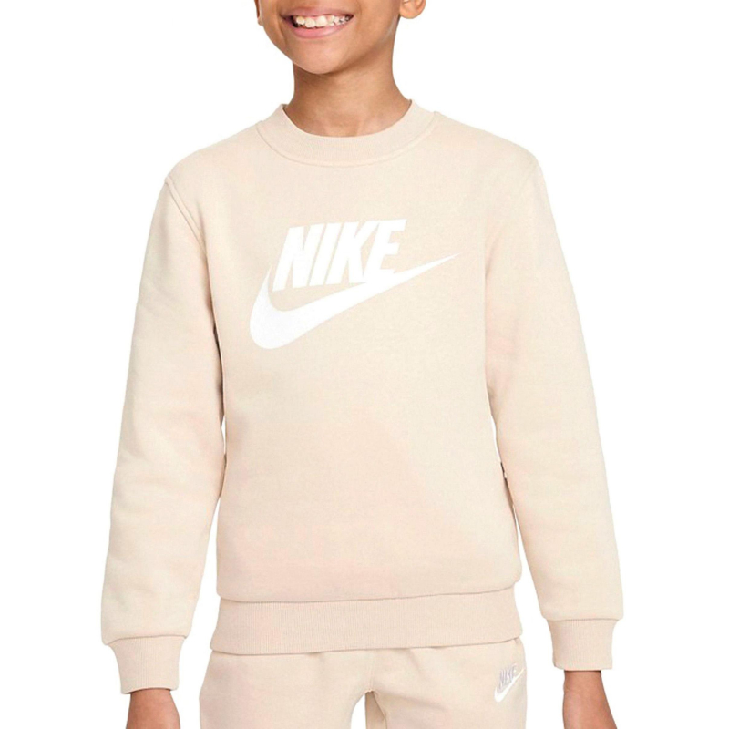 Sweat nsw club fleece beige garçon - Nike