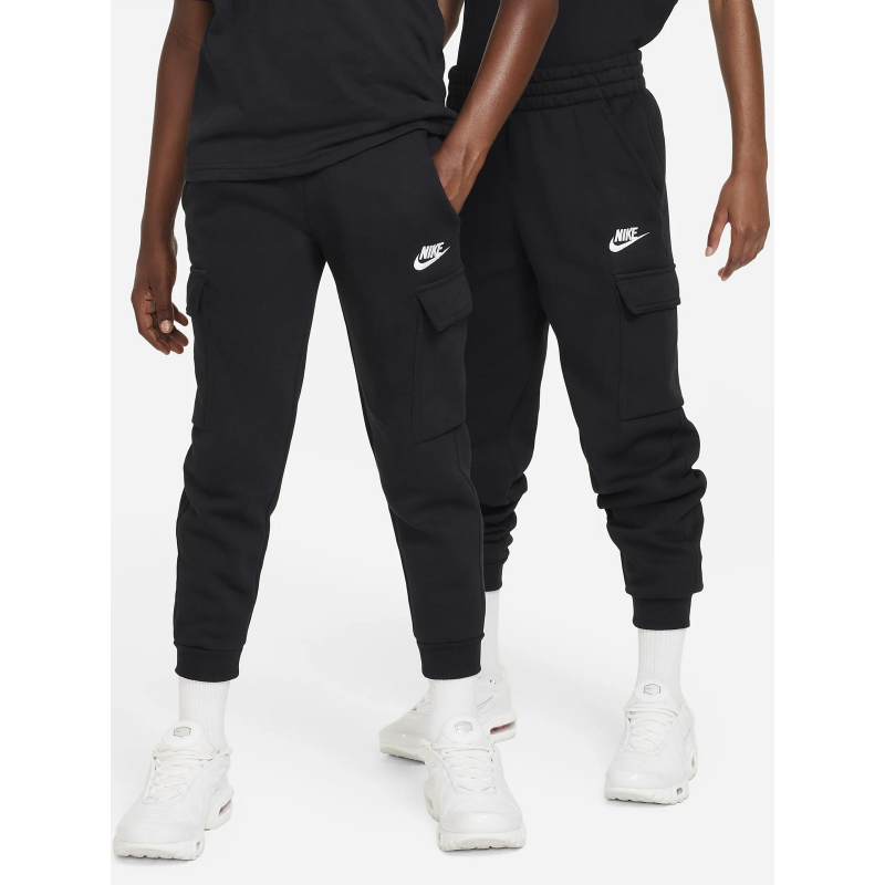 Jogging style cargo nsw club noir garçon - Nike