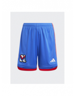 Short de football OL vintage bleu garçon - Adidas