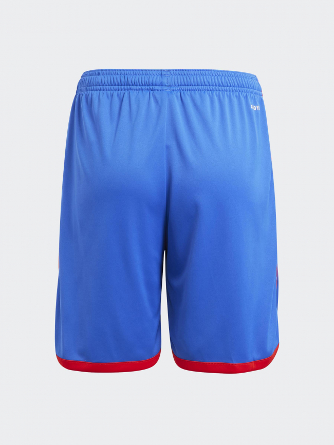 Short de football OL vintage bleu garçon - Adidas