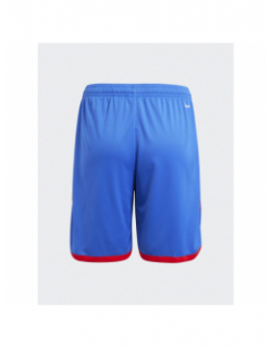 Short de football OL vintage bleu garçon - Adidas