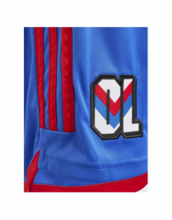 Short de football OL vintage bleu garçon - Adidas