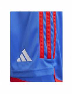 Short de football OL vintage bleu garçon - Adidas