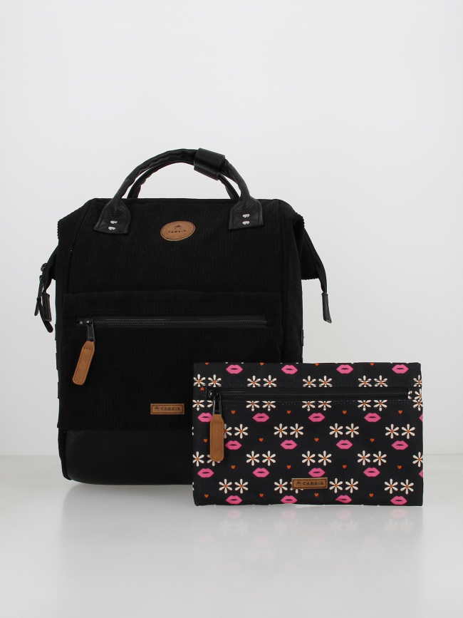 Sac à dos adventurer medium brighton noir femme - Cabaïa