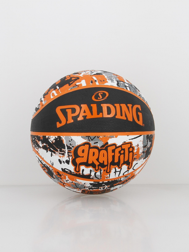 Ballon de basketball graffiti sz5 orange - Spalding