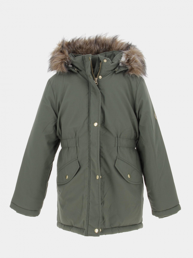 Veste d'hiver parka marlin south kaki fille - Name It