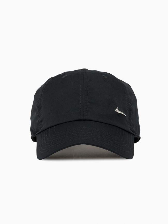 Casquette club cap logo argenté noir - Nike