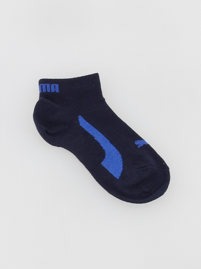 3 paires de chaussettes quarter gris bleu enfant - Puma