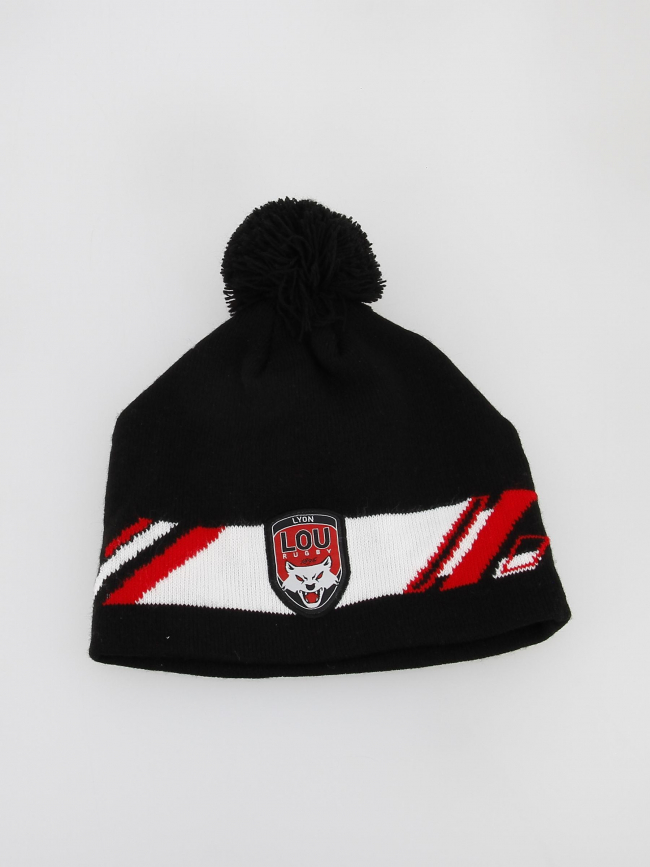 Bonnet pompon supporter lyon lou rugby noir - M Com