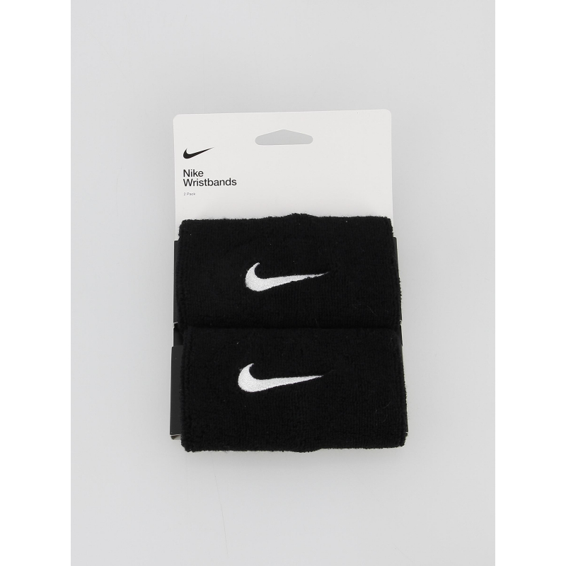 Bandeaux de poignet tennis swoosh doublewide noir - Nike