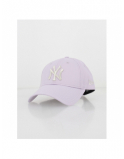 Casquette metallic logo 9forty pastel violet femme - New Era