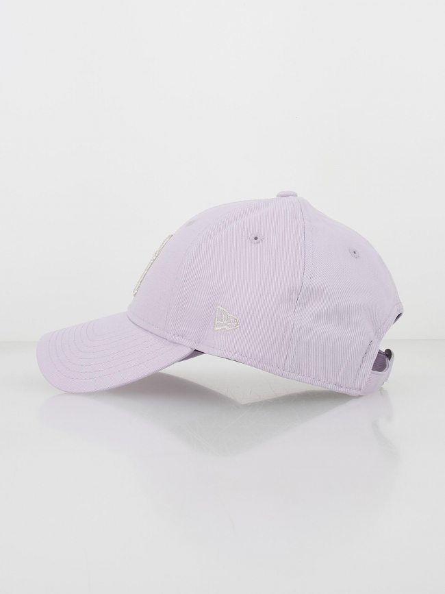 Casquette metallic logo 9forty pastel violet femme - New Era