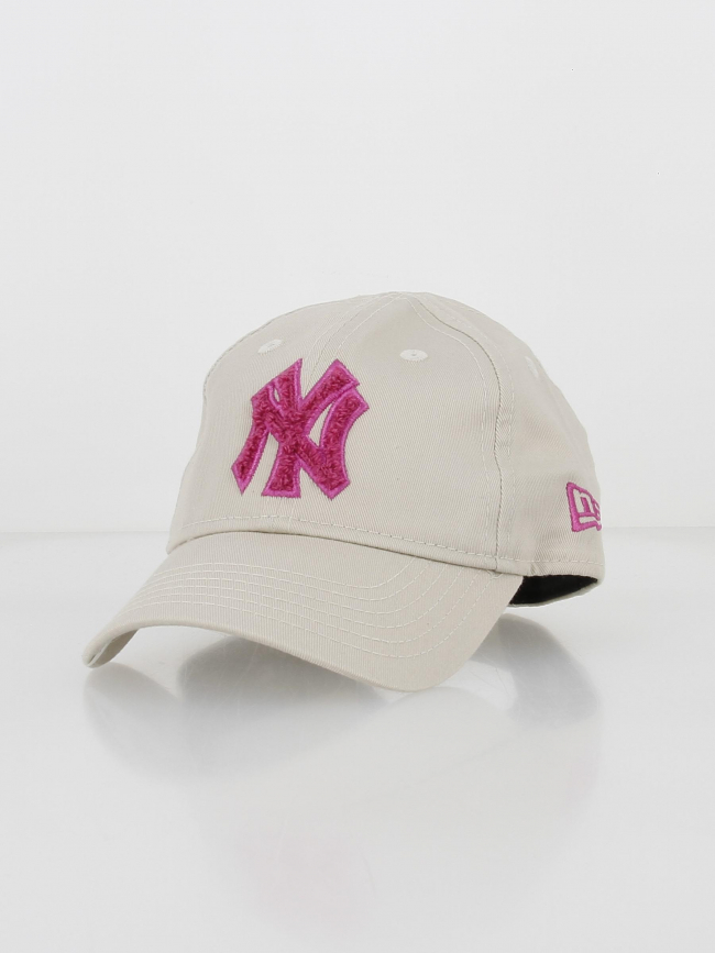 Casquette mlb boucle 9forty beige garçon - New Era