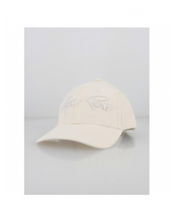 Casquette logo brodé signature beige homme - Project X Paris