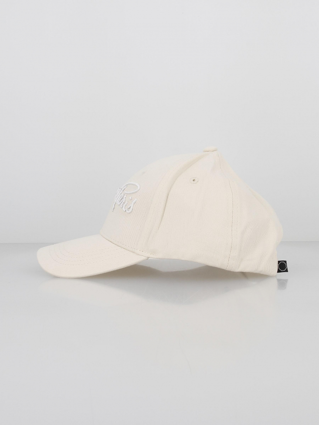 Casquette logo brodé signature beige homme - Project X Paris