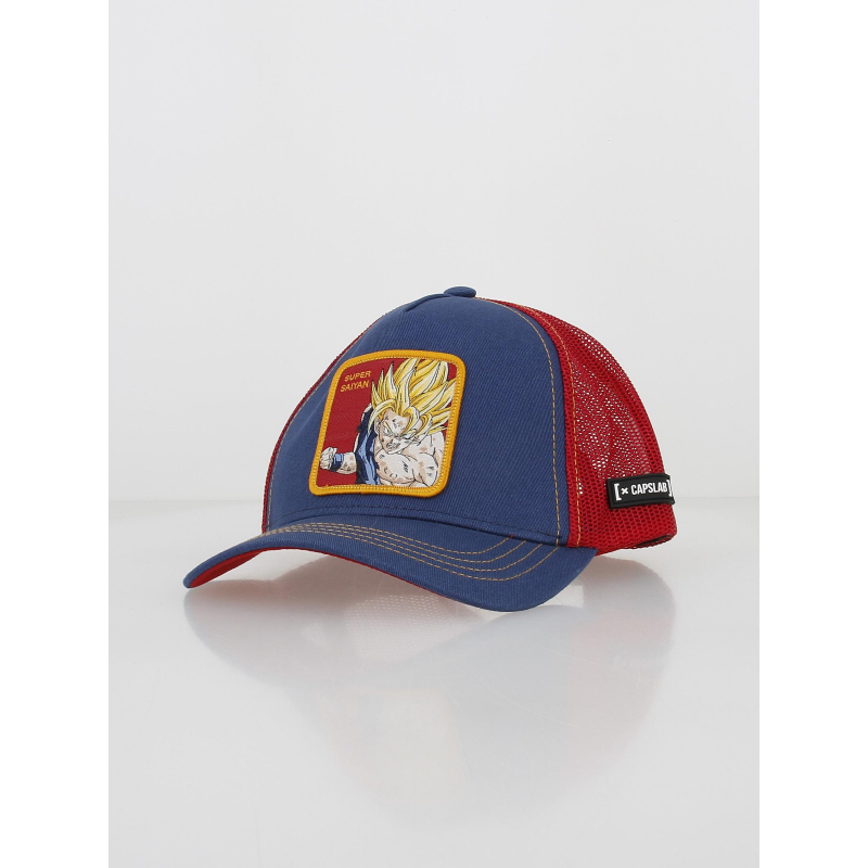 Casquette trucker dbz super saiyan rouge homme - Capslab