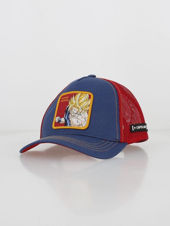 Casquette trucker dbz super saiyan rouge homme - Capslab