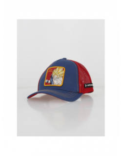 Casquette trucker dbz super saiyan rouge homme - Capslab