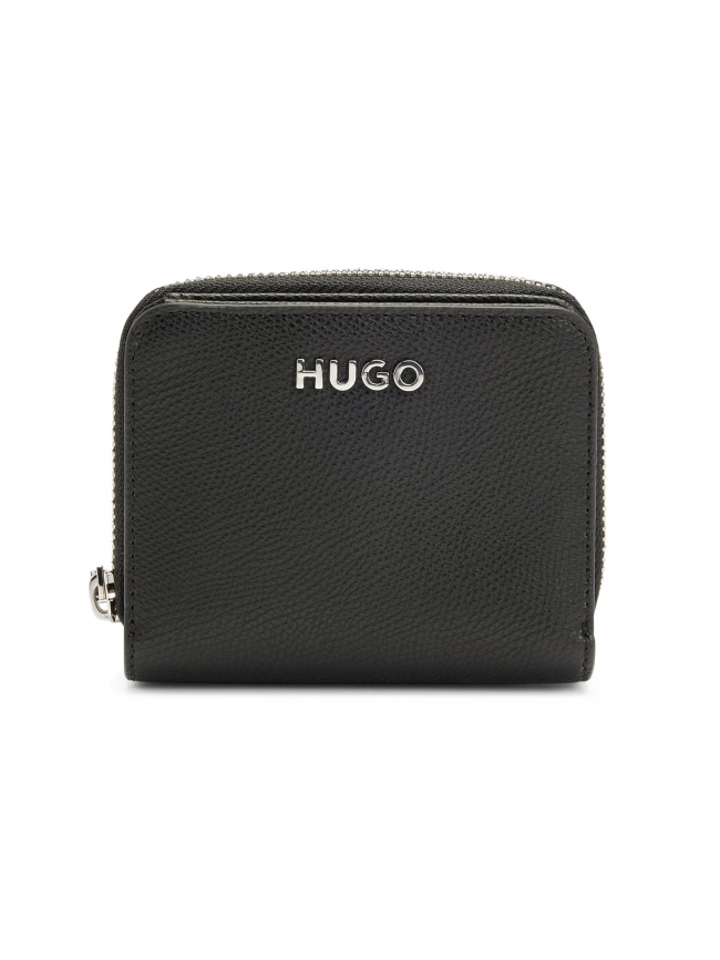 Portefeuille simili cuir chris noir femme - Hugo