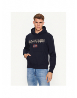 Sweat à capuche ayas bleu marine homme - Napapijri