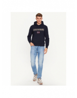 Sweat à capuche ayas bleu marine homme - Napapijri