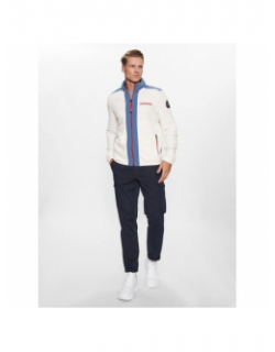 Gilet polaire anderby blanc bleu homme - Napapijri