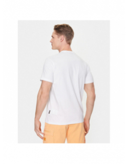 T-shirt uni logo salis blanc homme - Napapijri