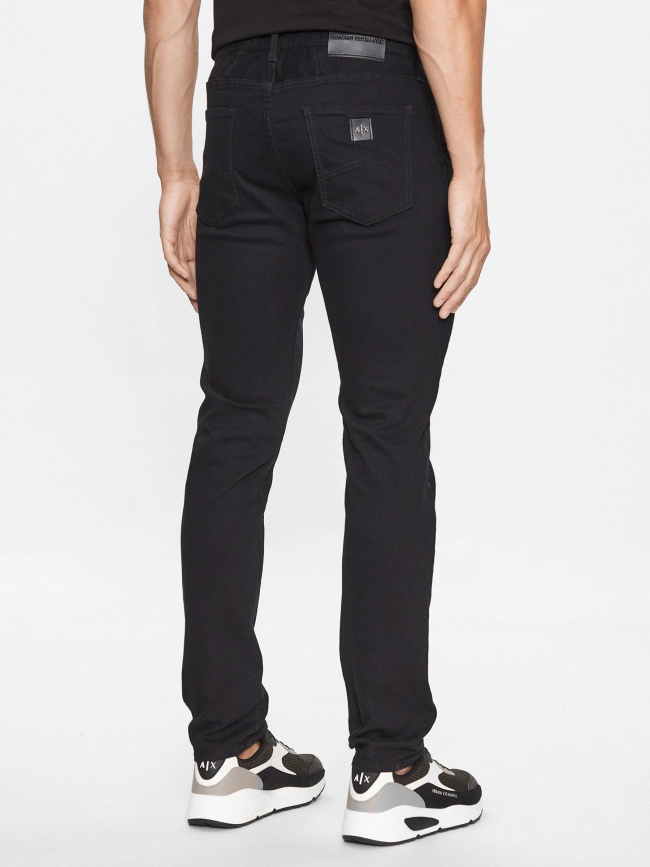 Jean slim uni 5 poches noir homme - Armani Exchange