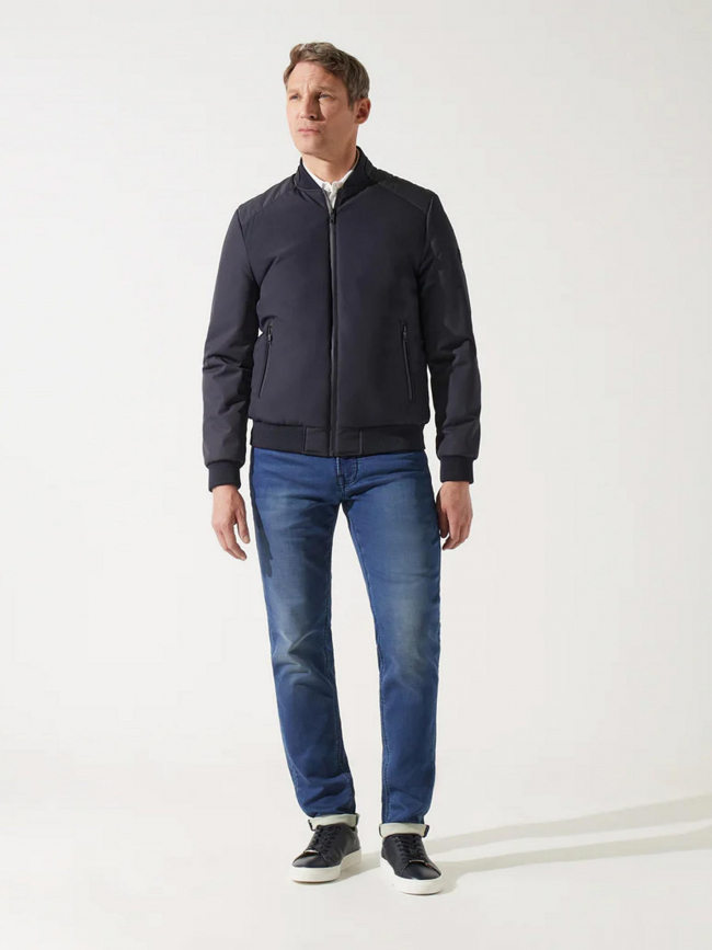 Blouson teddy mara bleu marine homme - Izac