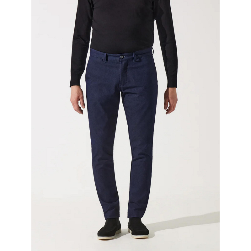 Pantalon chino verrebi urbain bleu marine homme - Izac