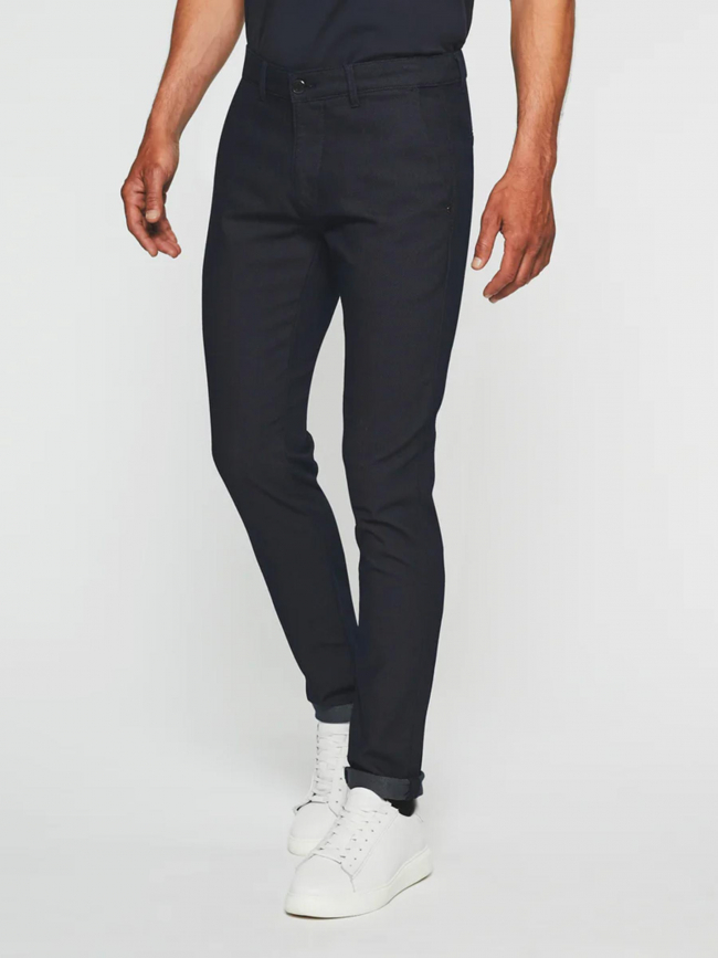 Pantalon chino verrebi urbain bleu marine homme - Izac