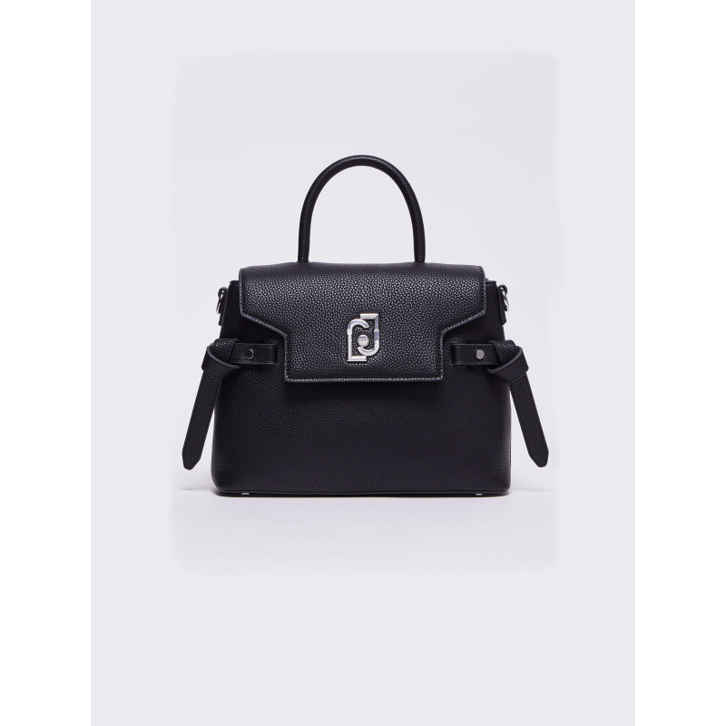 Sac bandoulière handle nyura noir femme - Liu Jo