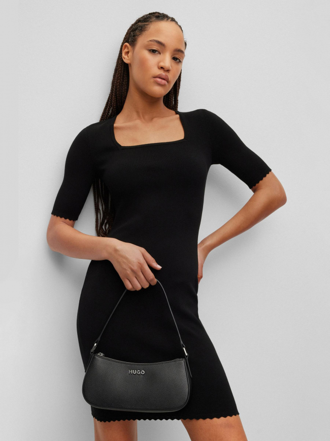 Sac à main mini chris hobo noir femme - Hugo