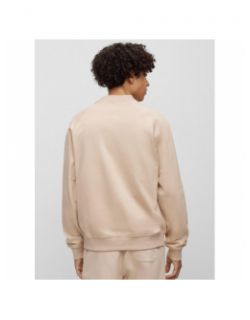 Sweat logo embossé dumbkin beige homme - Hugo