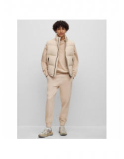 Sweat logo embossé dumbkin beige homme - Hugo