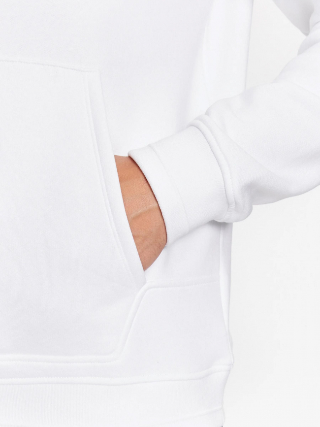 Sweat à capuche christian blanc homme - Guess