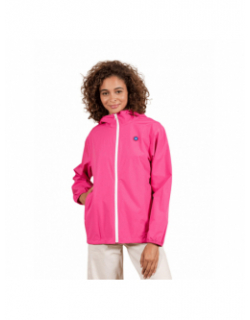 Veste imperméable courte passy fuschia rose - Flotte