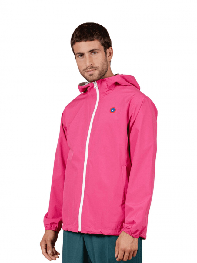 Veste imperméable courte passy fuschia rose - Flotte