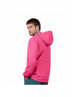 Veste imperméable courte passy fuschia rose - Flotte