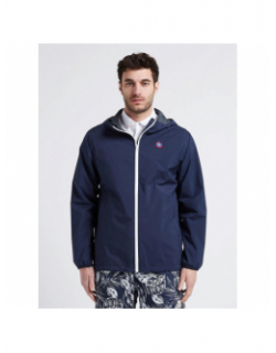 Veste imperméable courte passy indigo bleu - Flotte