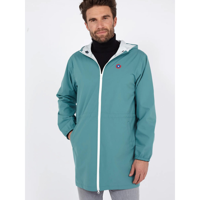 Veste imperméable longue amelot émeraude vert - Flotte